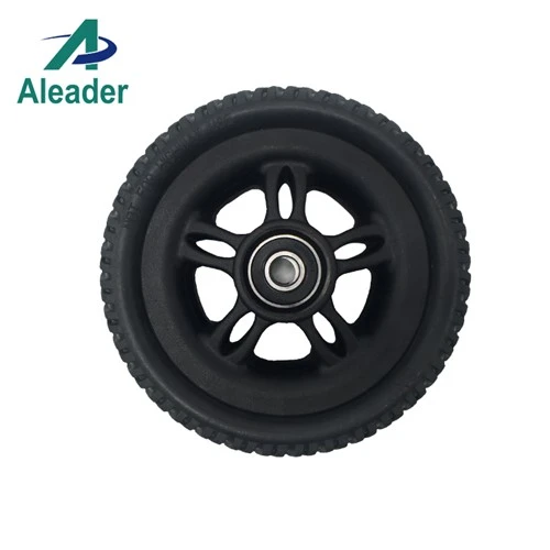 PU Power Wheelchair Casters ล้อและยาง 6X2